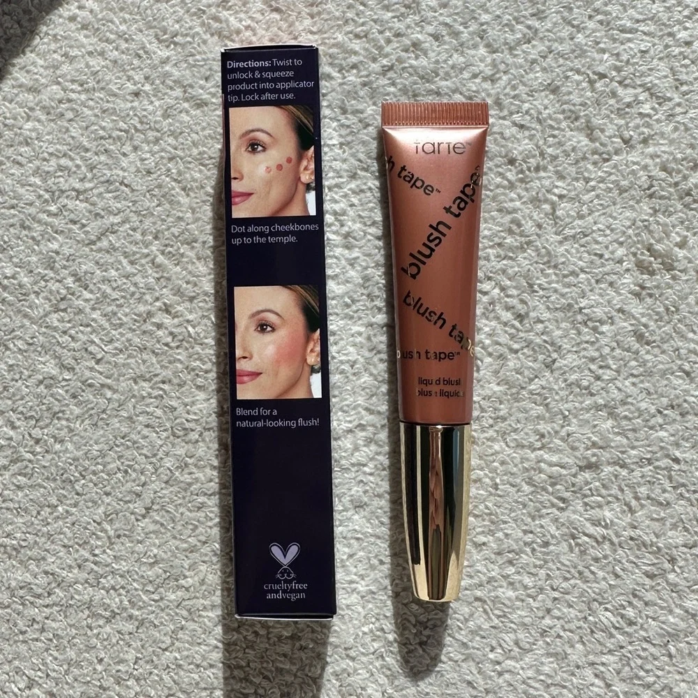 NIB Tarte Blush Tape Liquid Blush - Peach